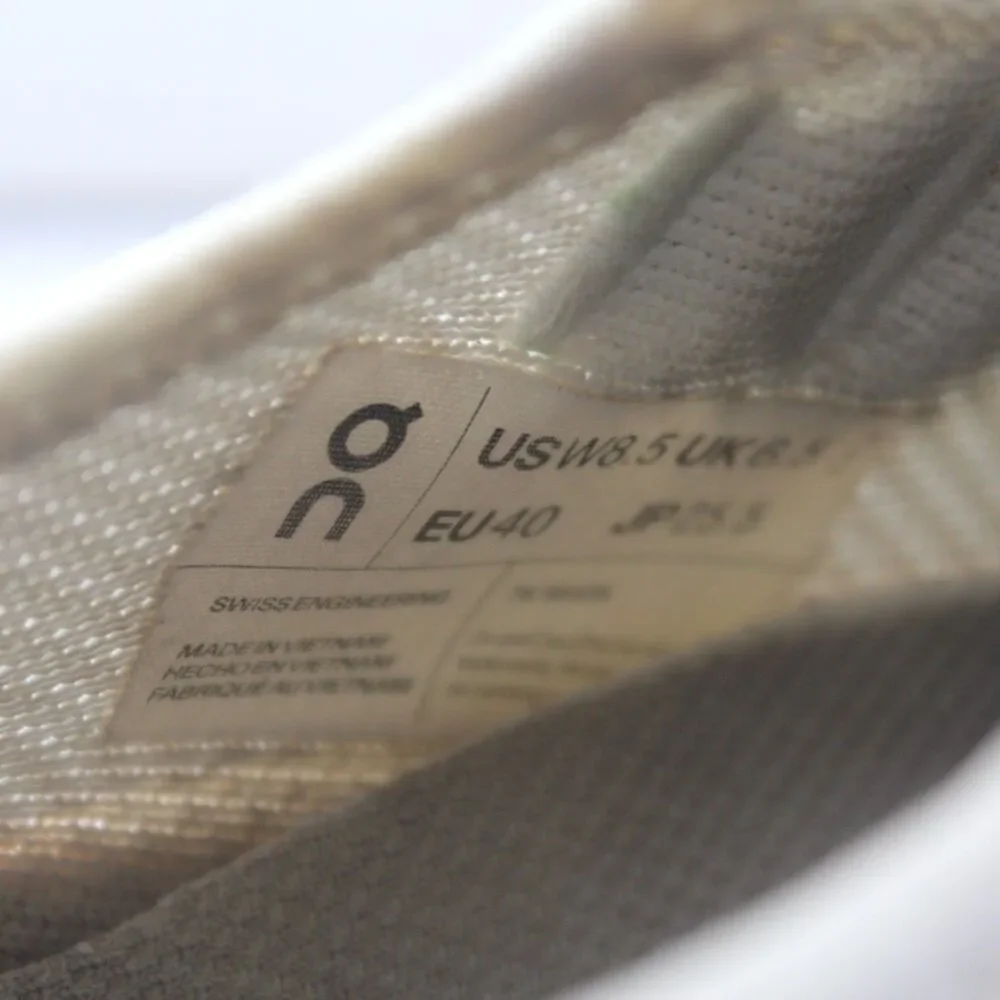 ON CLOUDEASY Women's Size 8.5 Lightweight Slip On Running Sneakers Undyed White